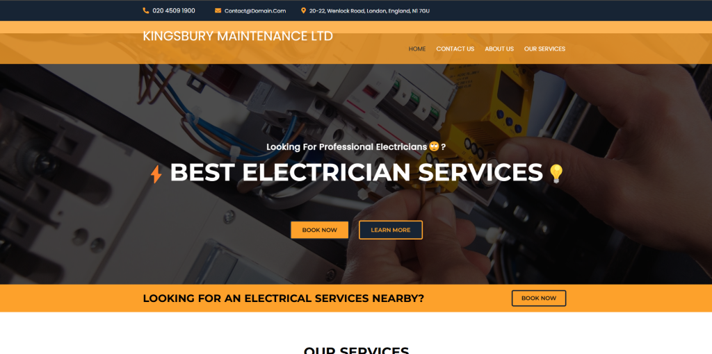 Low-cost website design London